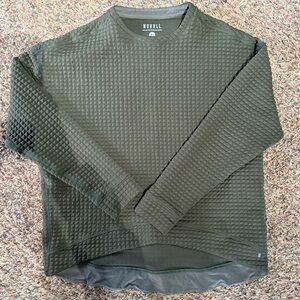 NOBULL Forest Green Waffle Knit Long Sleeve